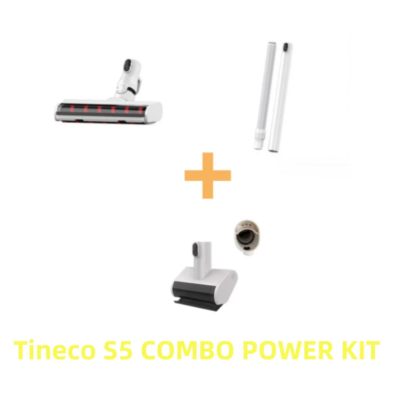 Original Power kit for Tineco S5 COMBO package includes (electric brush head, extension tube, anti-mite brush)