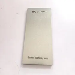 Premium Diamond Sharpening Stone with Non-Slip Base and Sponge - 170x75mm (400Grit)