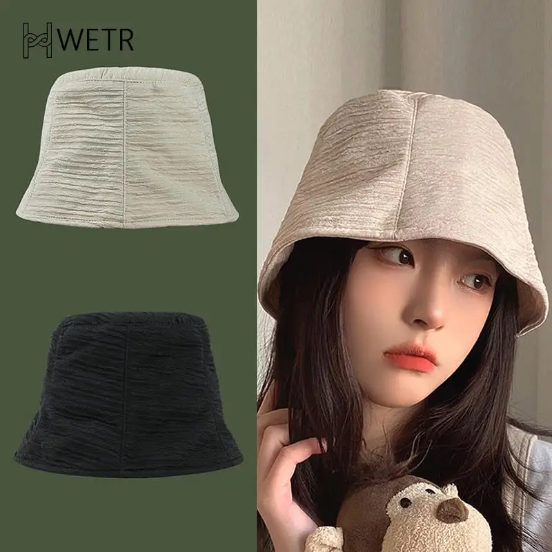 

New Bucket Hat For Women Vintage Bucket Cap Outdoor Ultra Light Fisherman Hat