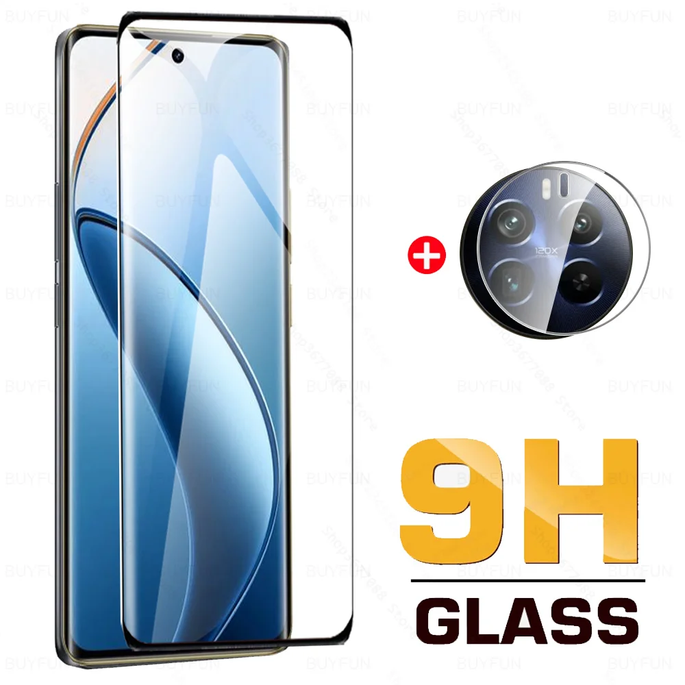 

9H Curved Glass For Realme 12 Pro+ Tempered Glass Realme12 Pro Plus Realmi Realmy 12 ProPlus 5G HD Screen Protector Camera Film