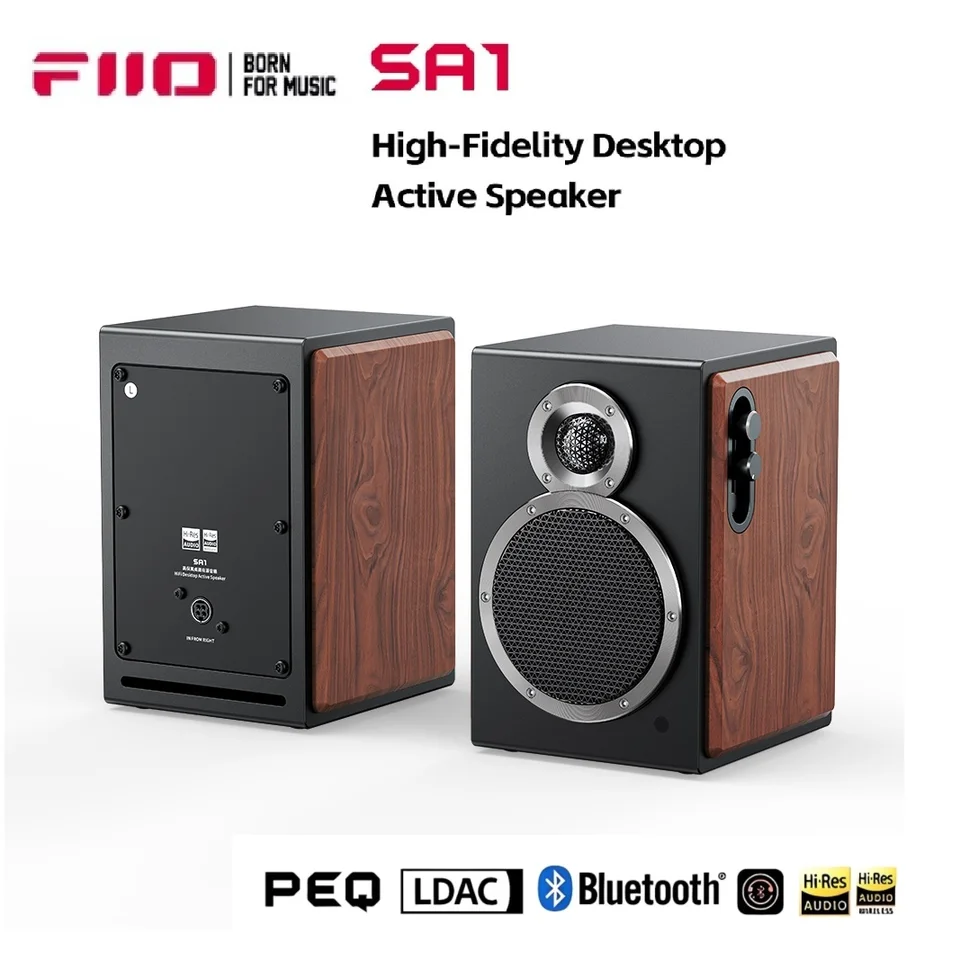 FiiO SA1 高忠実度デスクトップ Bluetooth HIFI スピーカー、31 バンド