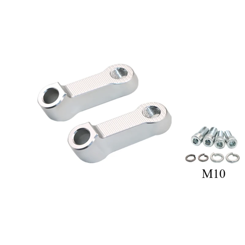 Motorcycle Rearview Mirrors Extension Riser Extend Adapter Mirror Extender Adapters Riser Supplies Rear View Base Mirrors motorcycle mirror motorcycle mirrors