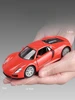 1/36 Porsche 918 Spyder Convertible Toy Car Model For Children RMZ CiTY Welly Diecast Miniature Pull Back Collection Gift Boys 5