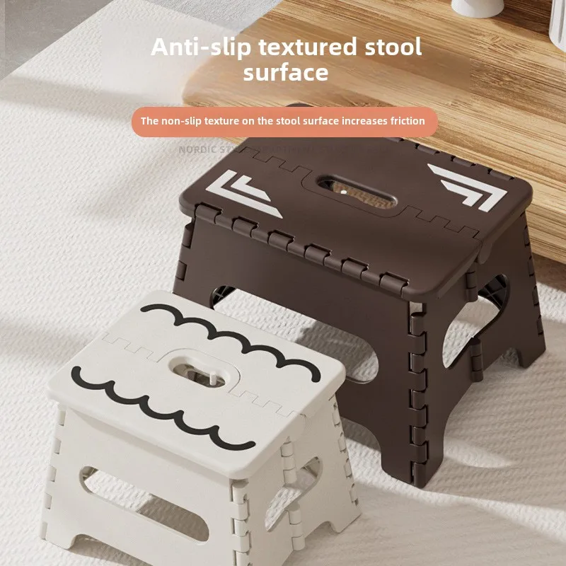 JIAYUAN Foldable Stool Portable ABS Thickened Mini Stool with Safety Lock, Anti-Slip Design,for Outdoor Travel, Home,Kids&Adults