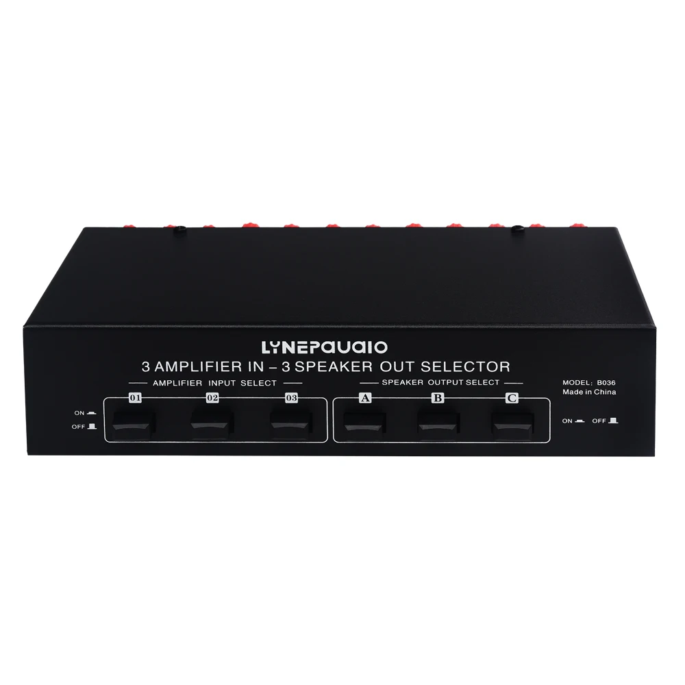 Saída Potência Passiva Amplificador Alto-falante Seleção Switcher Áudio Comutação Distribuidor Comparador sem Perda em - Image 3