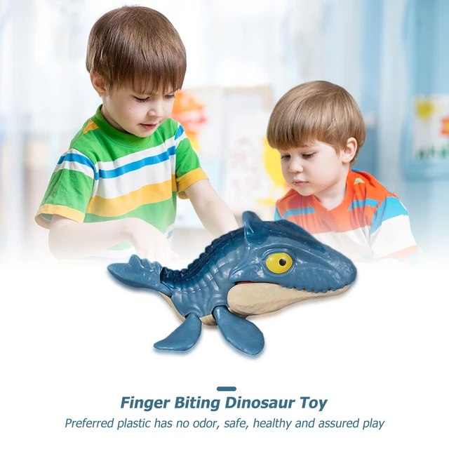 1pcs Finger Dinosaur Toy Tricky Tyrannosaurus Model Dinosaur Fidget Toy Interactive Biting Hand Creative Dinosaur Children Gifts 2