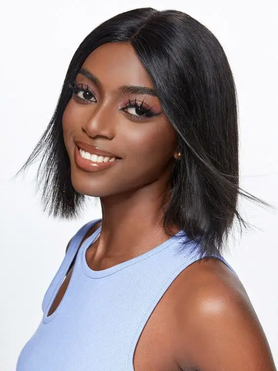 Женские черные короткие парики