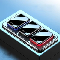20000mAh Mini Power Bank Portable Charger Mirror Screen LED Digital Powerbank External Battery for iPhone Xiaomi Huawei Samsung - Image 6