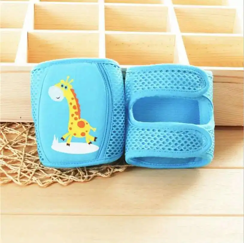 1 Pair Kids Girl Boy Crawling Elbow Infants Toddlers Baby Knee Pads Protector Mesh Kneepad Leg Warmer Children Cushion Legging