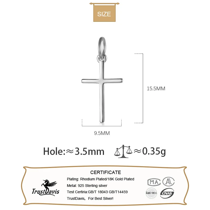 925 Sterling Silver Fashion Faith Cross Charm Pendant, pendant necklace,silver necklace,silver pendant,silver necklace charms