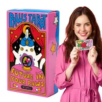 78Pcs Fortune Telling Tarot Cards Paws Tarot Divination Tools Standard Tarot Decks for Board Game Fate Divination Party Playing 1