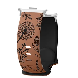 Two-Tone Dandelion Silicone Strap Replacement Wristband Bracelet for Redmi Watch 4 (BrBS)