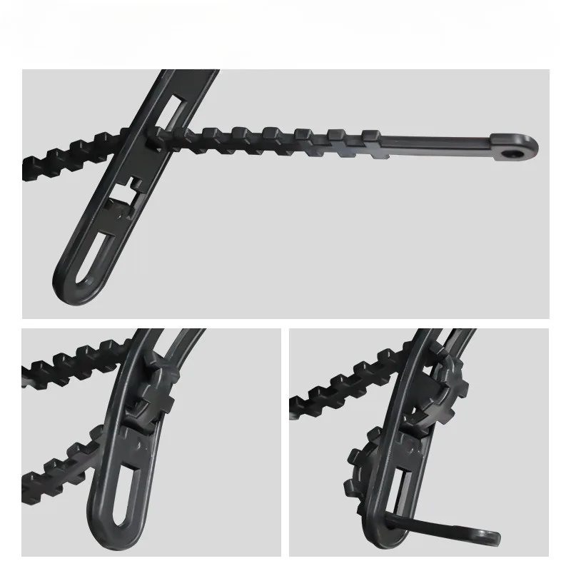 1pc Universal Traction Tire Chains Car Snow Chains Emergency Anti-Skid Tyre