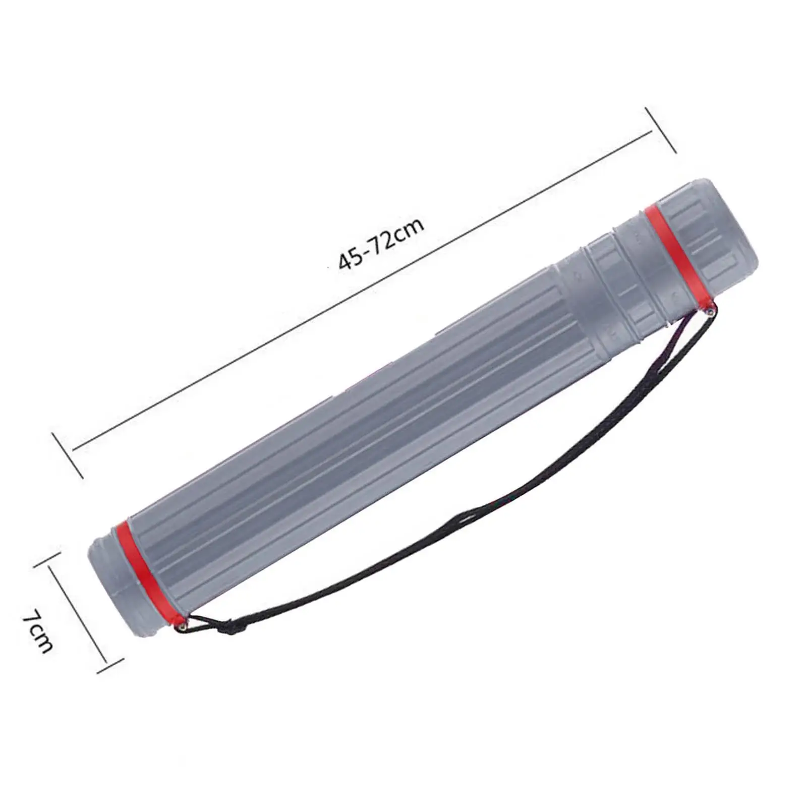 Document Storage Tube Poster Tube with Adjustable Shoulder Strap for Artwork Storage
