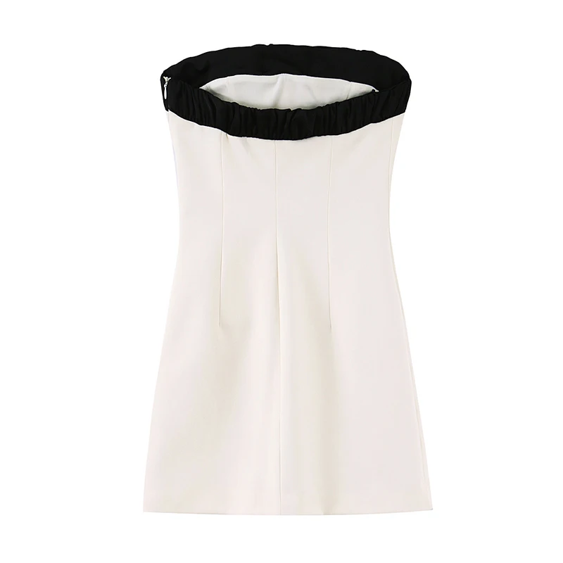 Women's Off Shoulder Dress 2025 New Sleeveless Backless Sexy Short Dresses Fashion Personality Bow Tied Evening Party Dresses ﻿