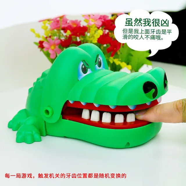 Hand-biting Crocodile Scary Toy Trick Decompression Alligator Game Children's Cool Stuff Dinosaur Bite Finger Toy Children Gift 3