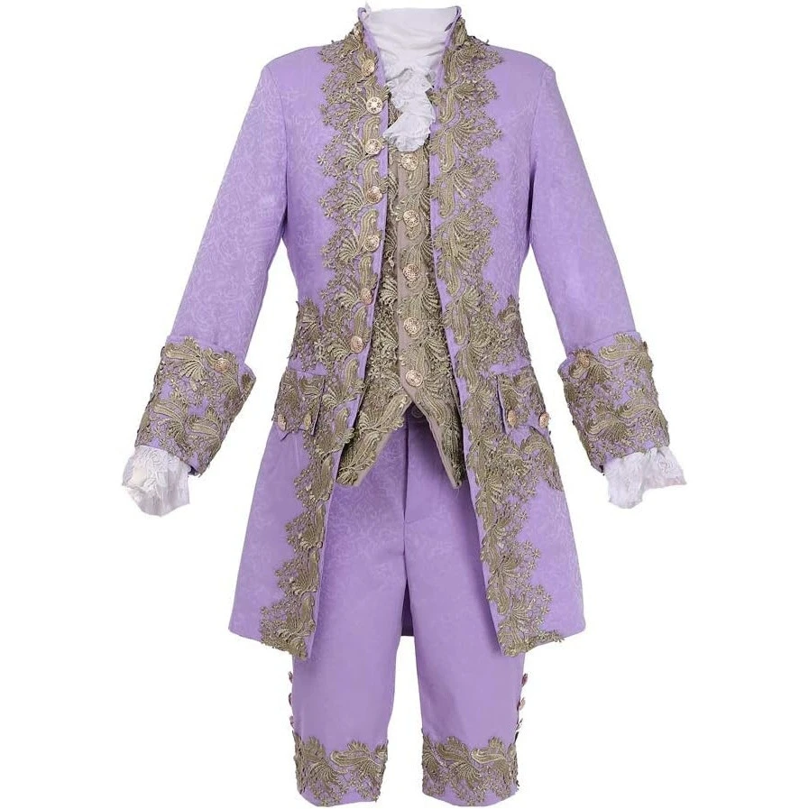 Chaqueta Bordada De Estilo Rococó Con Disfraz Medieval De Rey Príncipe Chaqueta Bordada De Estilo Rococó Con Disfraz Medieval De Rey Príncipe