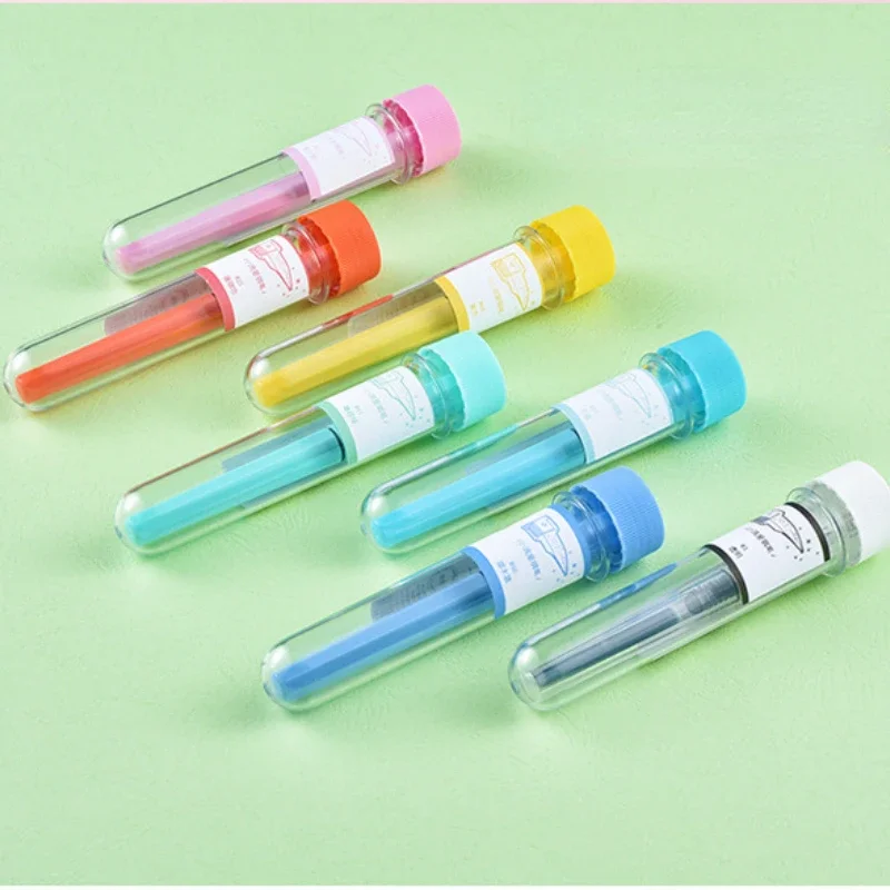 Japanese PLATINUM Pen PQ-200 Little Meteor Color Macaron Color Student Writing F Tip Pen Learning Stationery Office Supplies 4