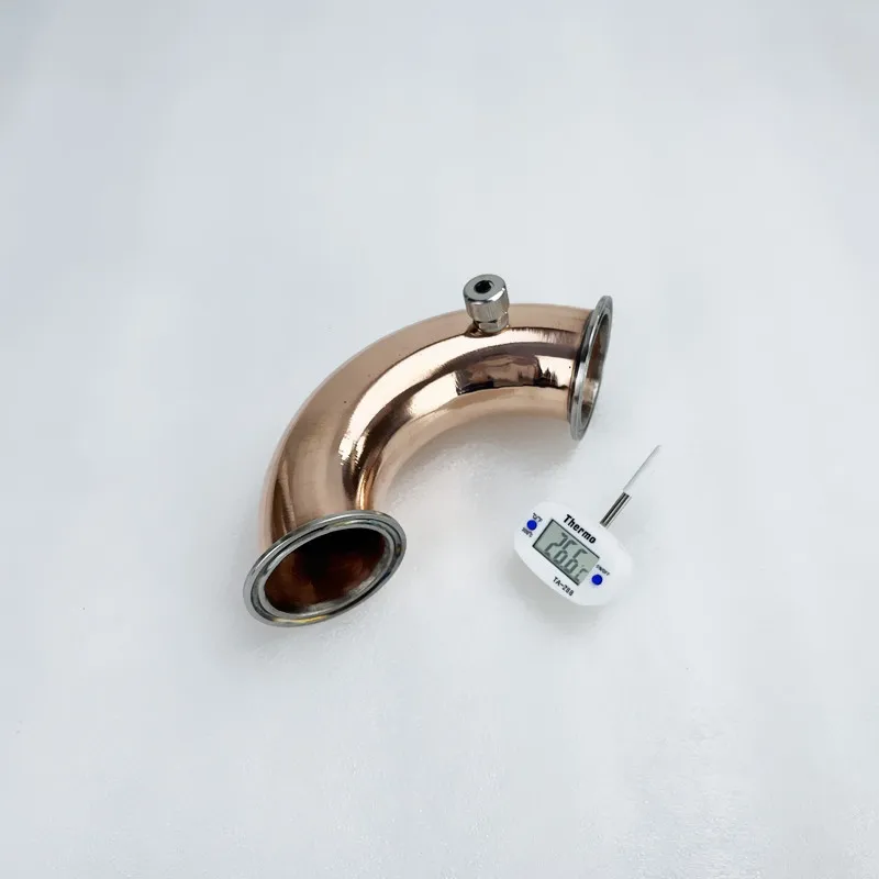 Plug, cotovelo sanitário para destilação Homebrew, 2 