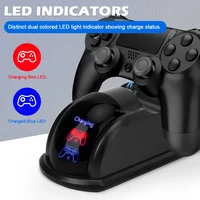NEW Fast Charging Stand for PS4 Dock Dual Controller Charger Charging Station Gamepad Stand Holder Base For PS4/Slim/Pro - Image 4