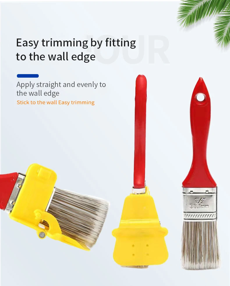 Description Picture 5 of itemInterior Wall Roof Paint Brush Inner Corner Edge Edge Imitation Wool Color Separation Brush Latex Paint Trimming Color Separator