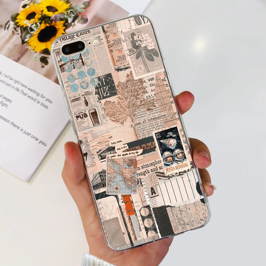 Cute Fashion Painted Slim Phone Case - Soft Protective Back Cover Bumper