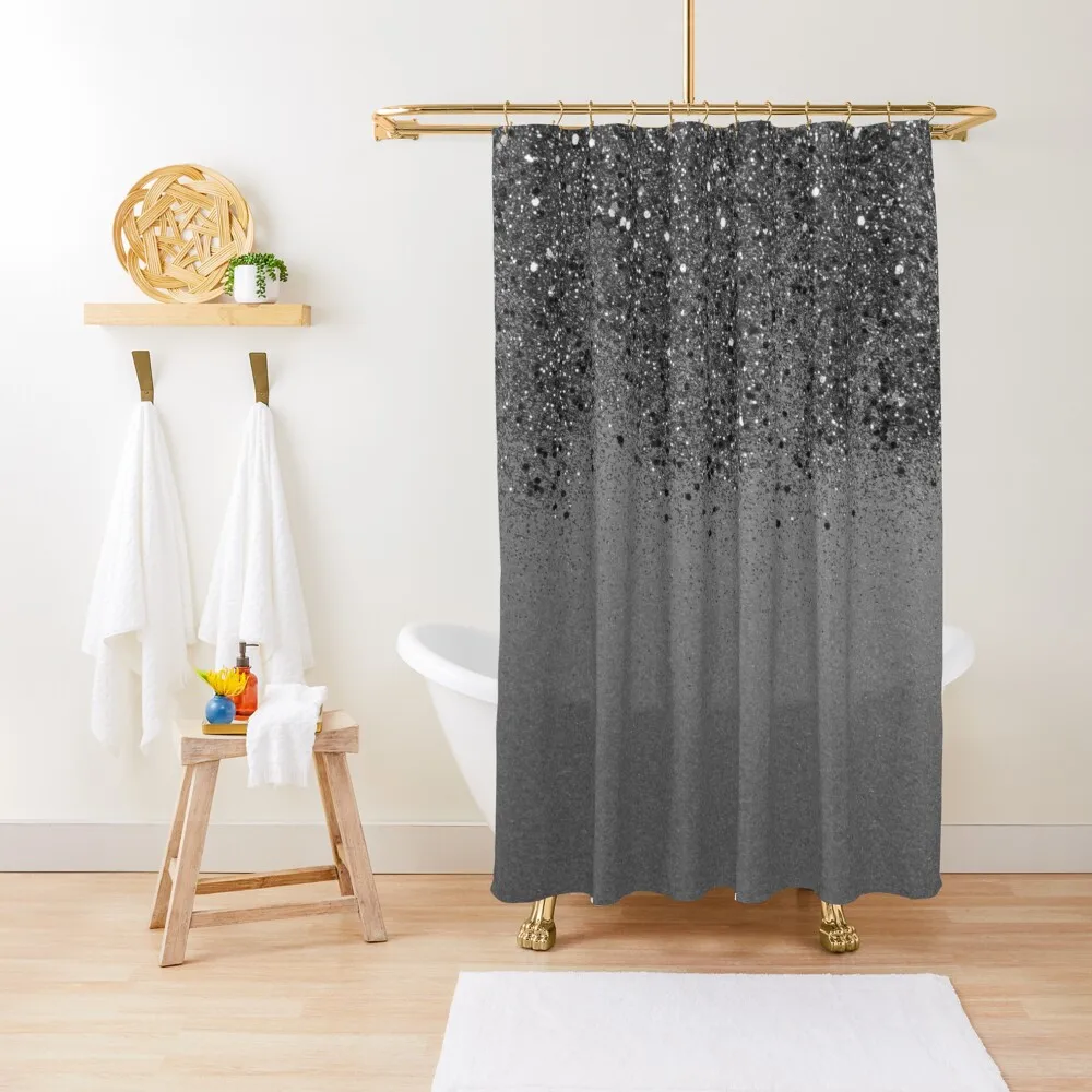 

Sparkling Silver Gray Lady Glitter #2 (Faux Glitter) #shiny #decor #artShower Curtain Shower Set For Bathroom Curtain