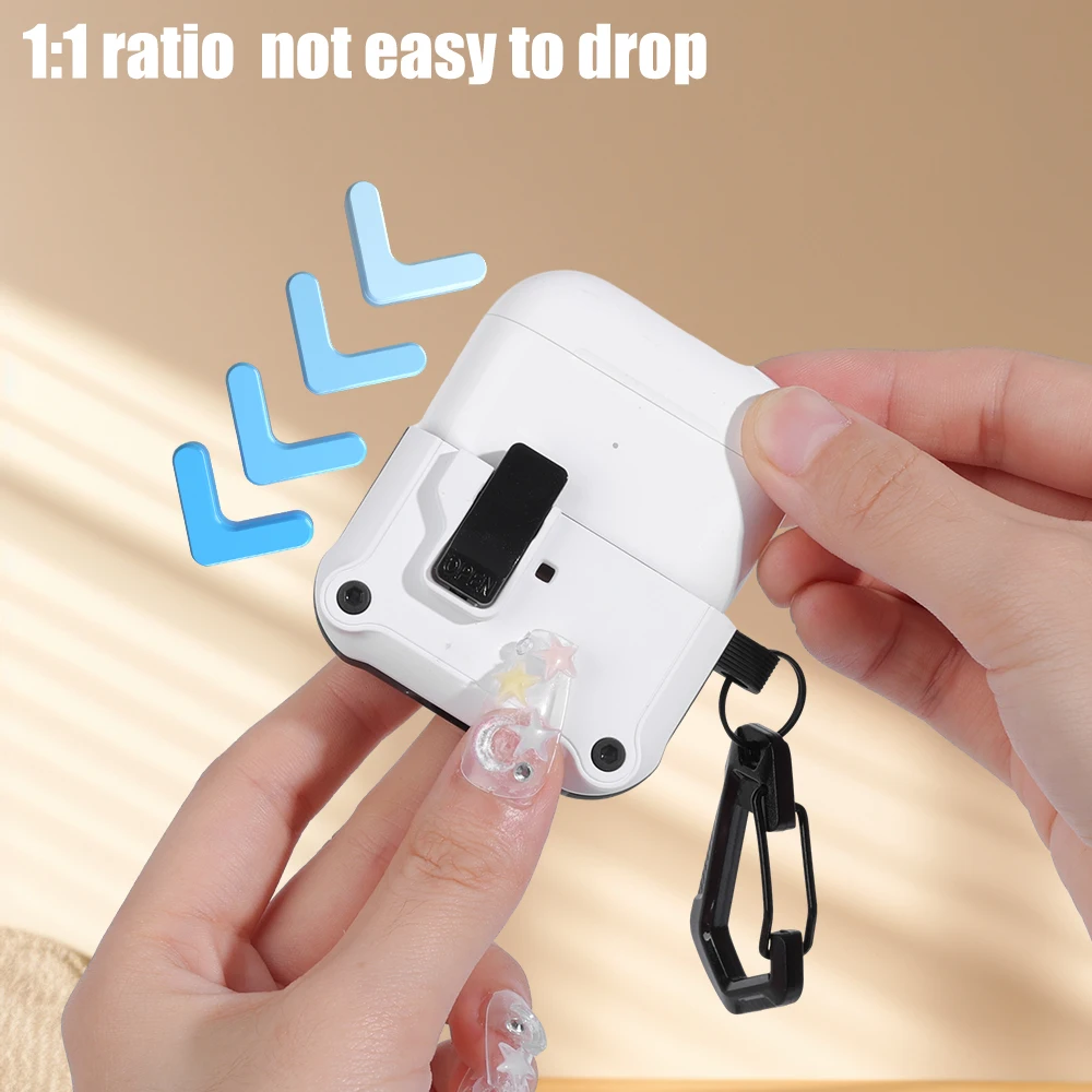 For AirPods Pro Automatic Snap Switch Secure Lock Case for