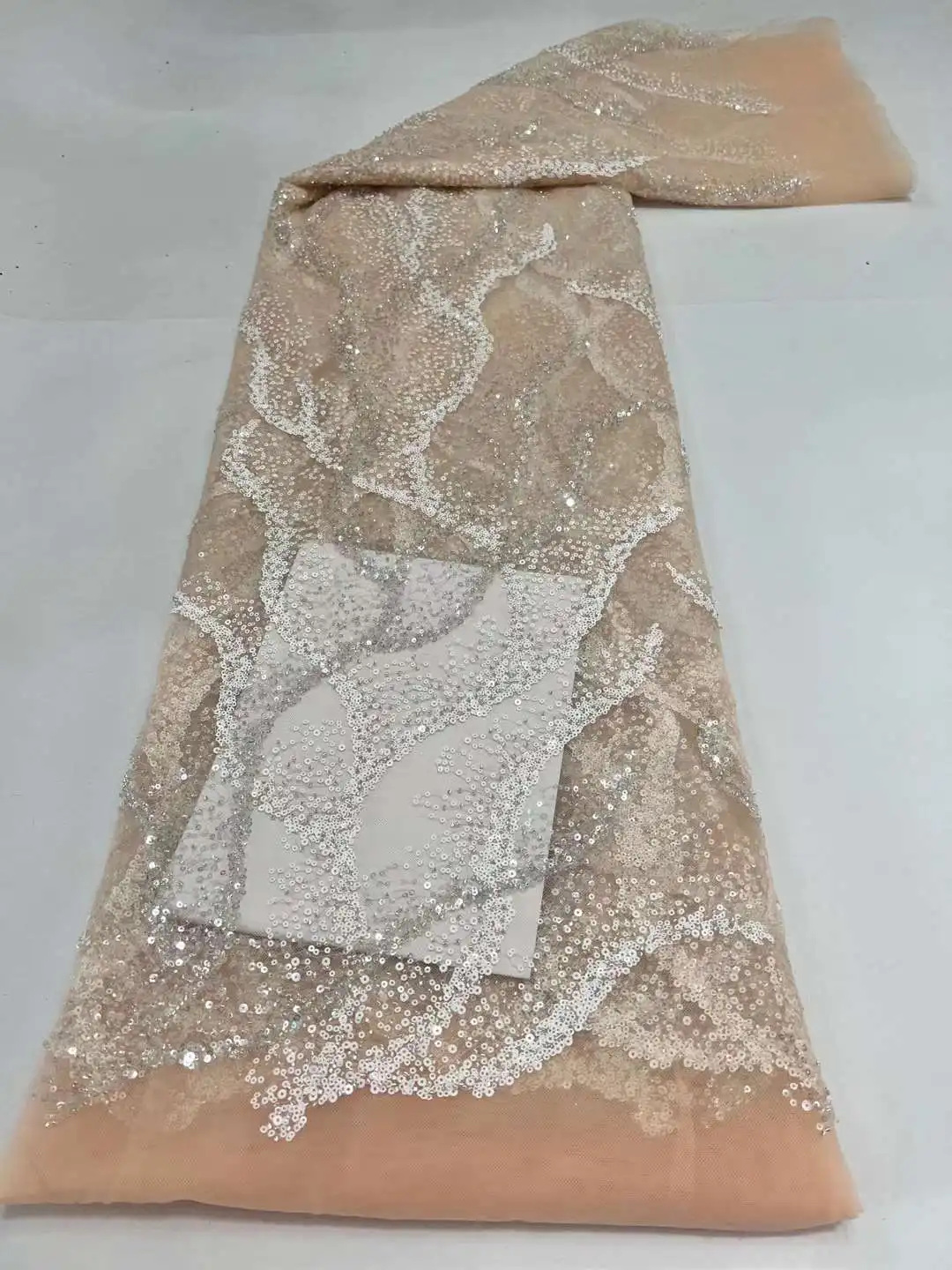 

Красивые блестки с кристаллами + Бусины, Африканское кружево, вышивка, французский тюль, сетчатая кружевная ткань для вечерние него платья, свадебного платья, длинное платье