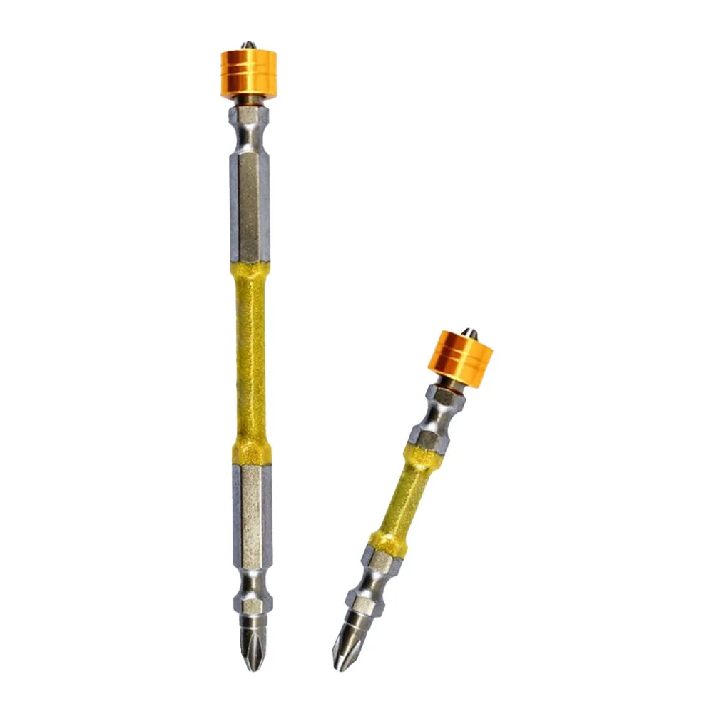 

1/4 Inch Hex Shank Screwdriver Bits 2pcs Cross-head 65/110mm Double Head Factory Assembly For Electric Screwdriver