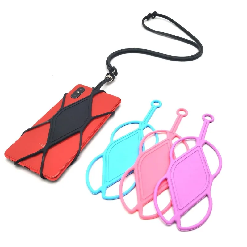 MultifunctionSiliconeLanyardCaseCoverHolderSlingNecklaceWrist