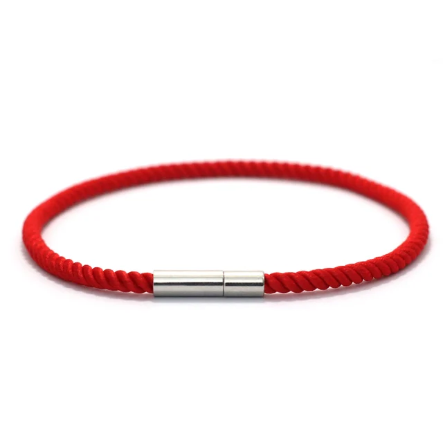 Noter 12 couleurs chanceux rouge chaîne Bracelet unisexe 3 tailles meilleur ami Couple cordon chaîne Bracelet tressé amitié bijoux Joias