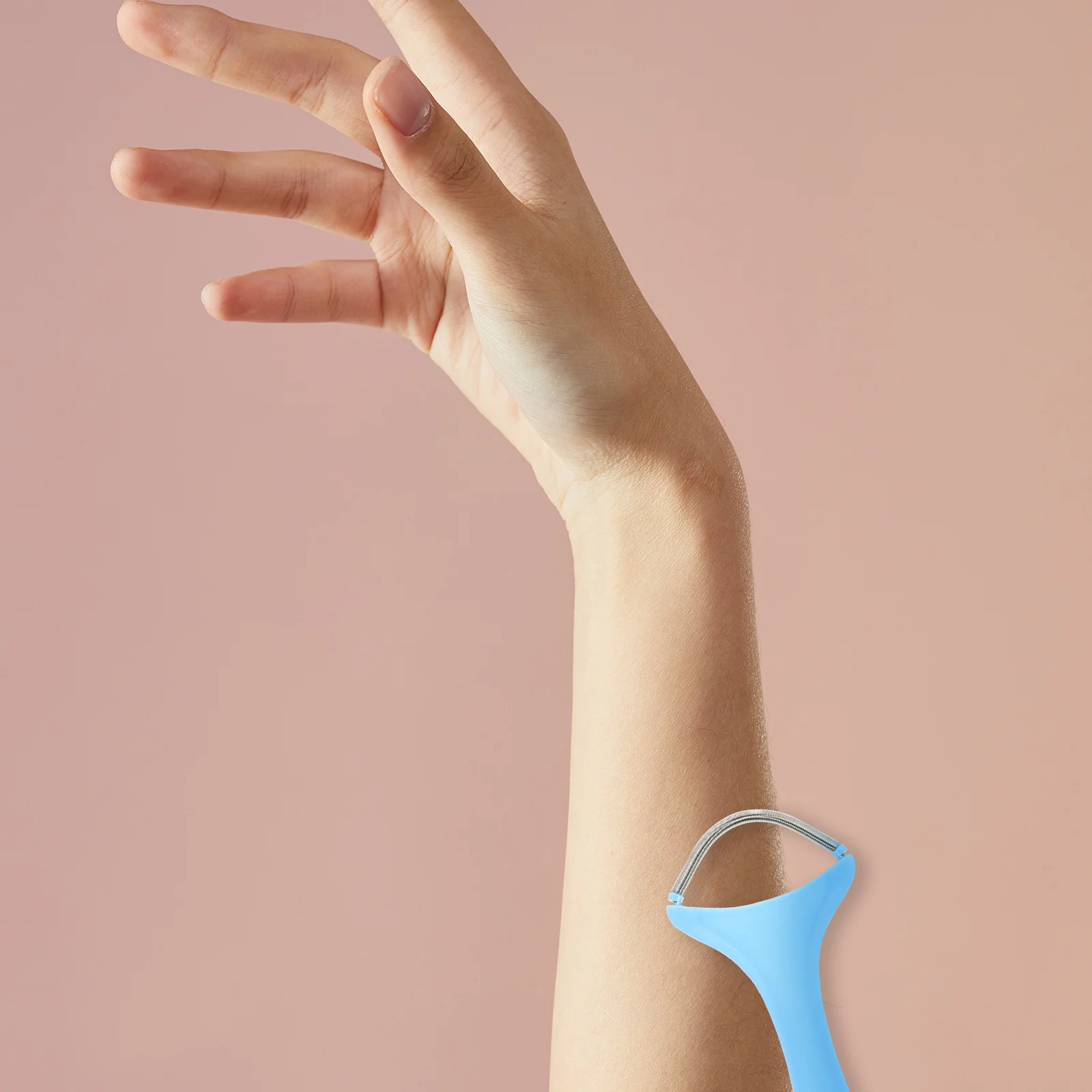 얼굴 면도기 오일 클렌저, 용수철 롤러 수동 제모기, 휴대용 블루 제거 도구, 1600x550x150cm