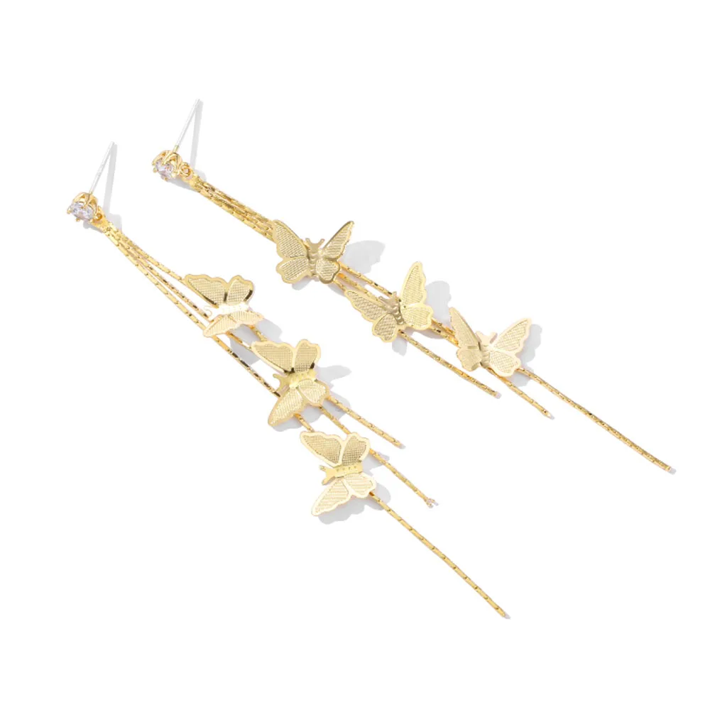 Classic Butterfly Drop Earrings For Women 2022 Trending Fashion Korean Trendy Pendientes Earring Unusual Pendant Jewelry Female