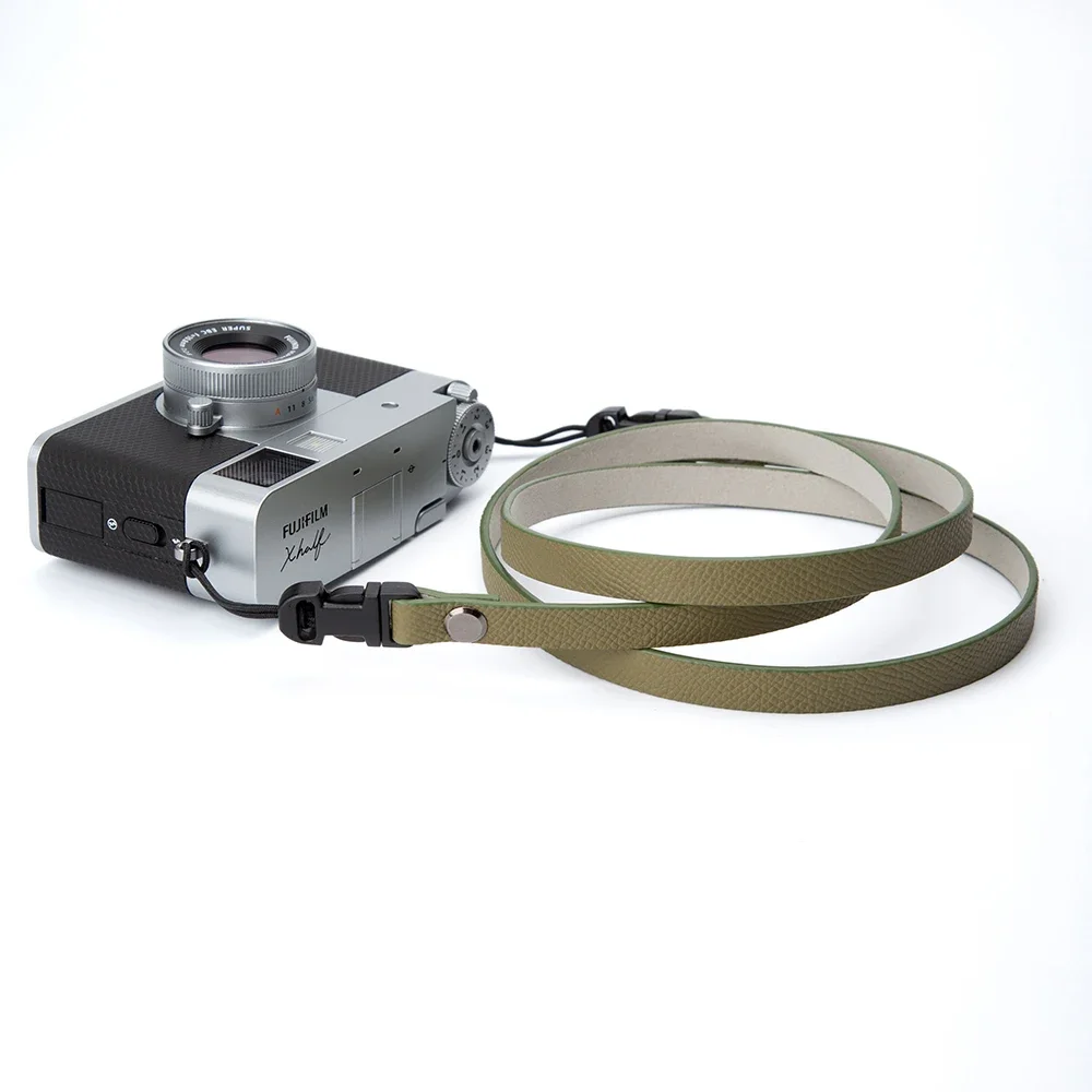 Premium Leather Camera Strap with Quick Release for DSLR & Mirrorless Cameras