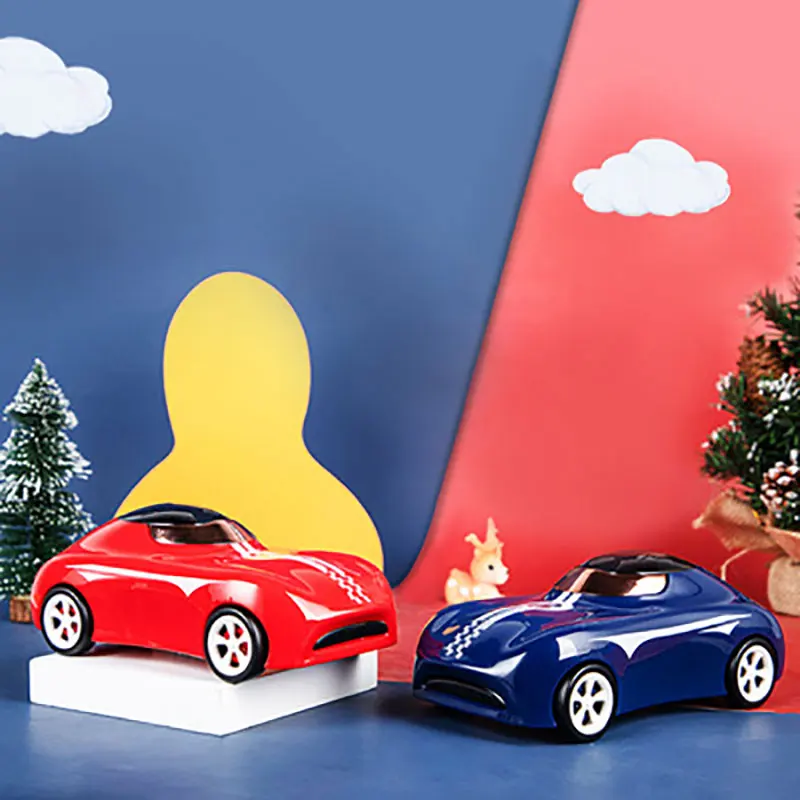 Small Sports Car Shape Straw Cup water bottle sports water bottle sports bottle plastic water bottle plastic cup Kids Toy Plastic Water Cup
