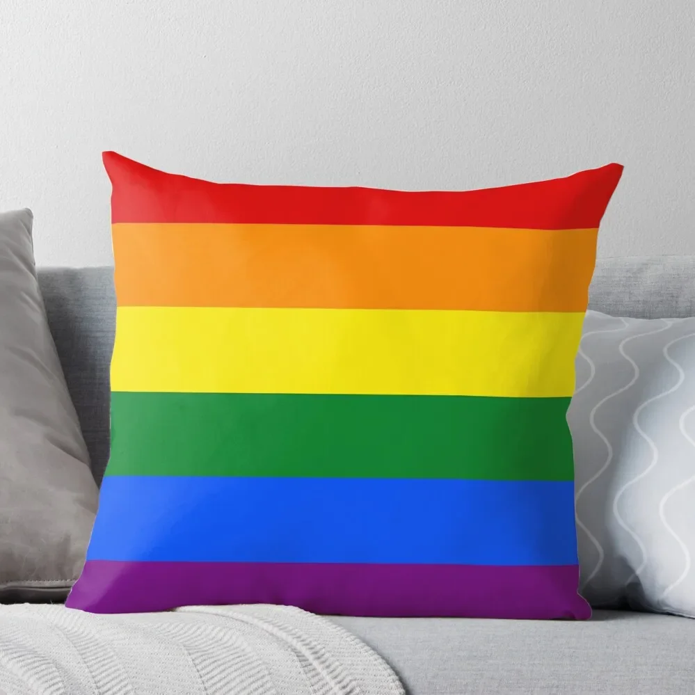 

Gay Pride! Throw Pillow Elastic Cover For Sofa Embroidered Cushion Cover