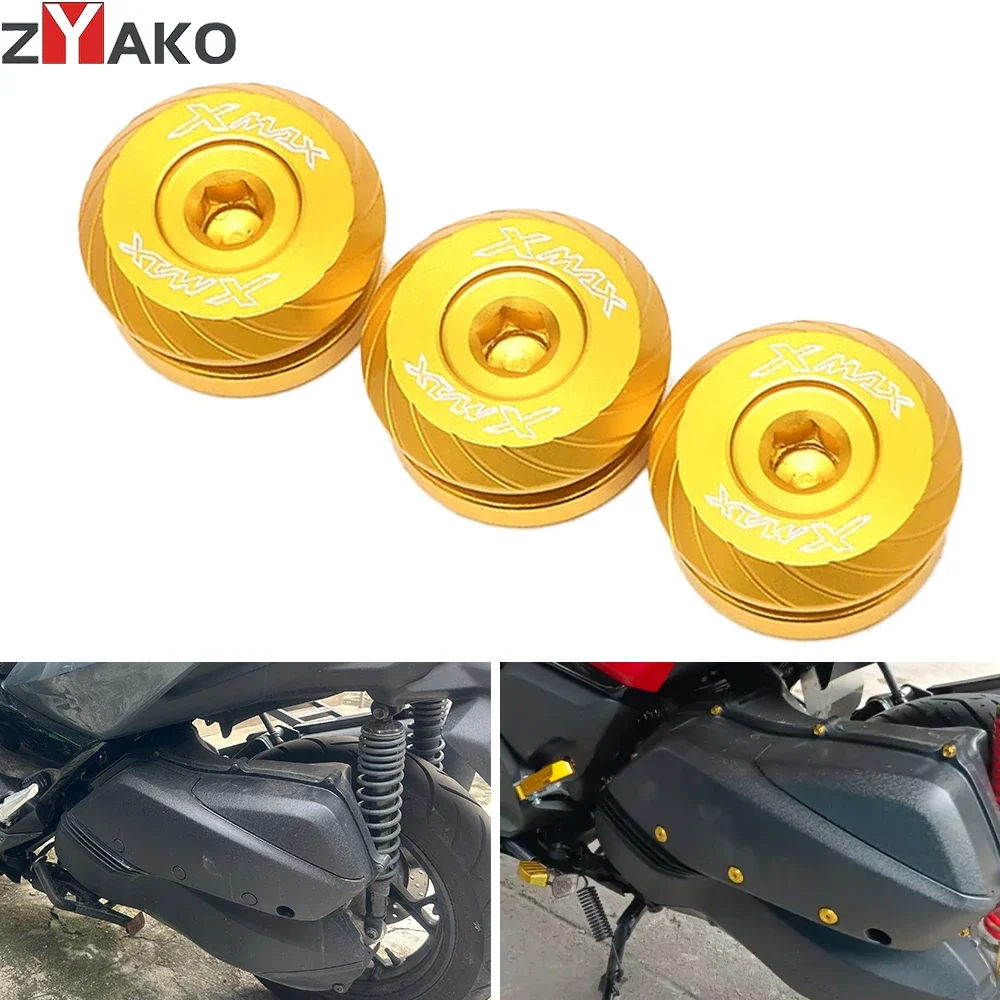 

Корпус Воздушного Фильтра CNC для мотоцикла YAMAHA XMAX300 2023 XMAX 300 XMAX 250 2017-2022 2023, декоративная винтовая крышка, болт для фиксации винтов