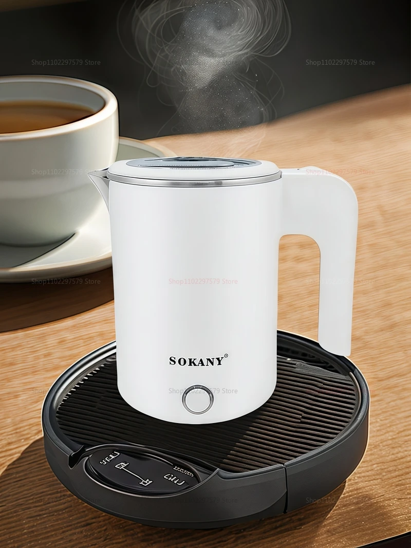 Description Picture 5 of itemTravel Electric Kettle 500ML Stainless Steel Portable Water Boiler For Tea Coffee Heating Hotel Family Kitchen Smart Kettle