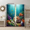 2pc, Drapes Pearl Shell Coral Protecting Privacy Birthday Party for Multipurpose Various Event Decoration 3