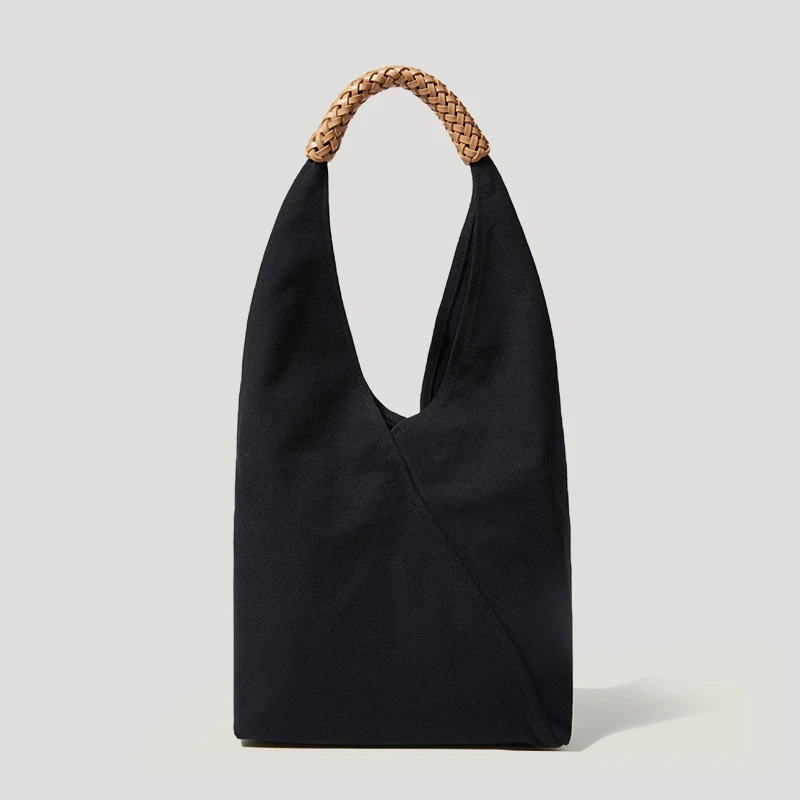 thumbnail image 1 of Bolsos y carteras de diseñador de lujo de estilo preppy para mujer, novedad de 2023, en lona, tejido de PU, asa superior con bolsillo interior, bolsos de hombro, 1 of 5