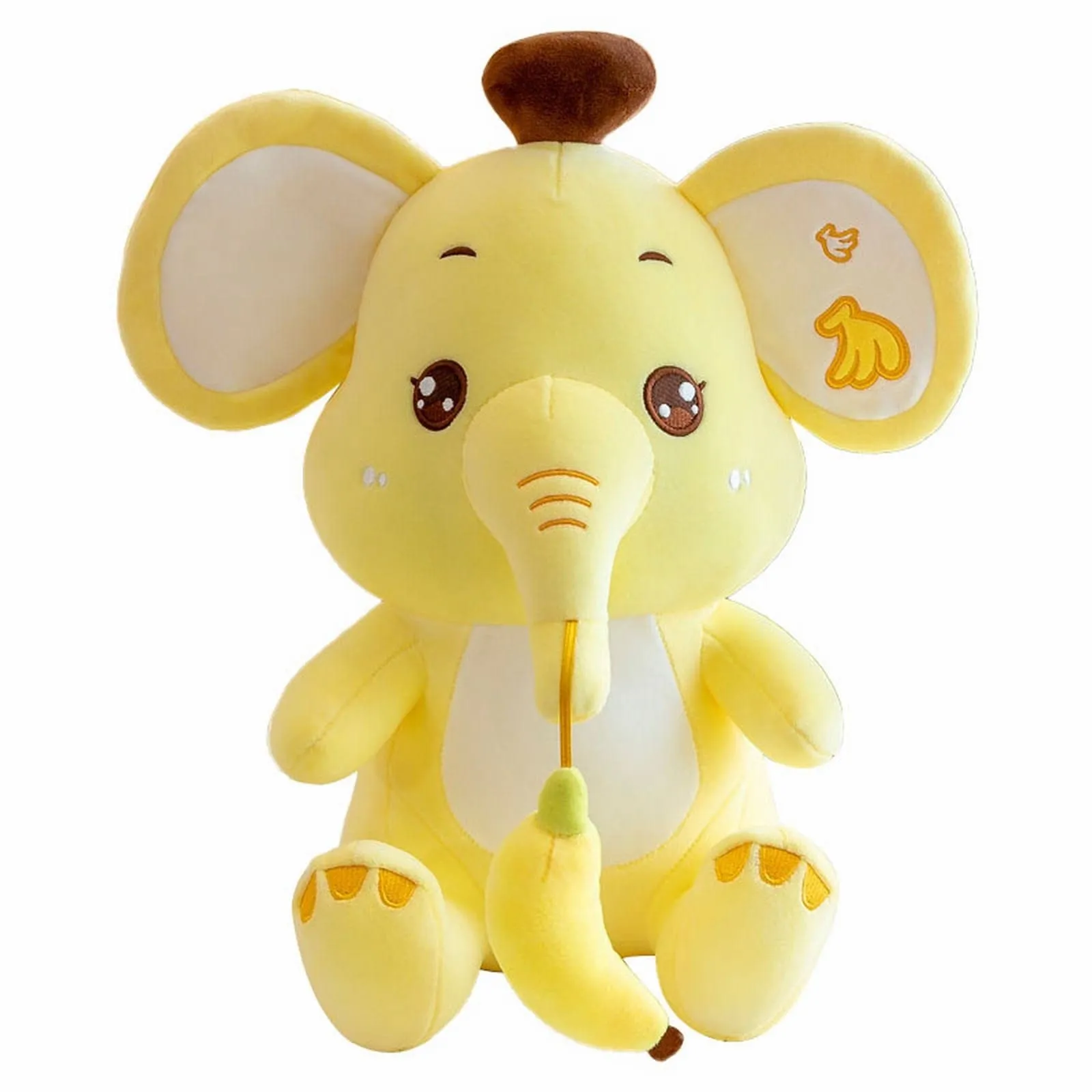 

Baby Plush Toy Plush Banana Elephant Cute Elephant Plush Animal Toy Cartoon Banana Baby Plush Toy Kawaii Room Decor Plush Toys