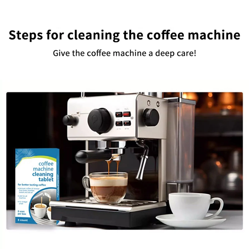 New Espresso Machine Cleaning Tablets Descaling-Backflush Oil Remover Solution Cleaner Clean Tablet Cleaning Pill For Coffee
