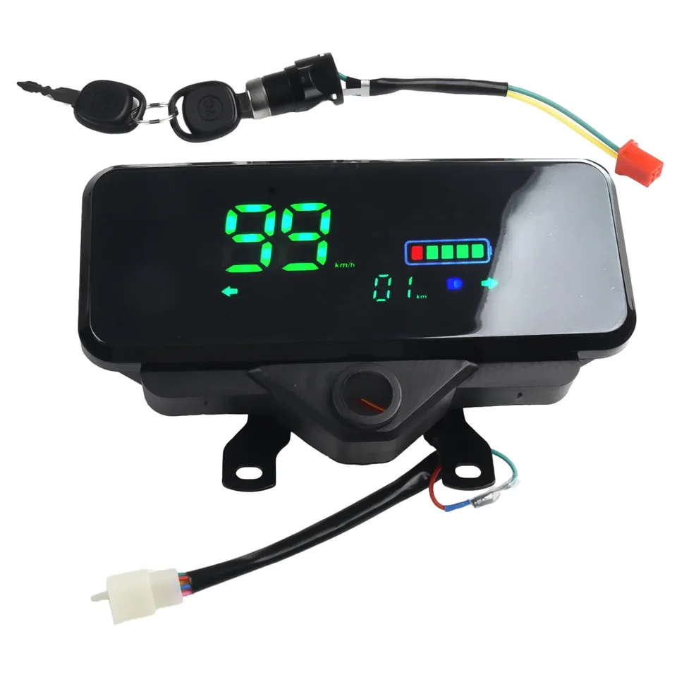 510S Electric Bike LCD Display Meter, Cycling Speedometer Odometer