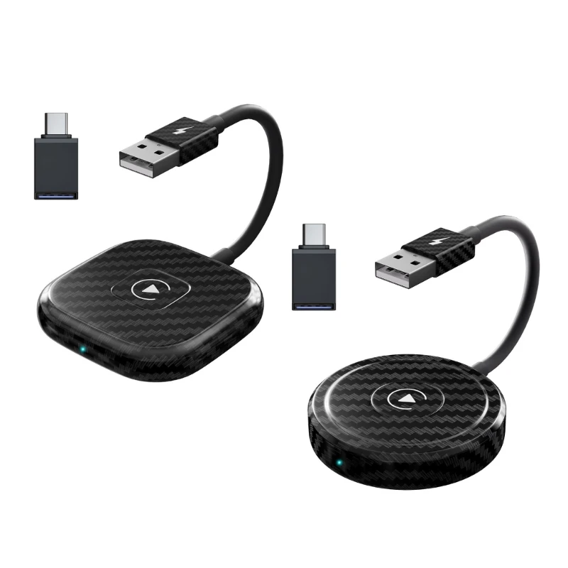 

Y1UB обновил ваш автомобиль с помощью беспроводного адаптера Carplays Адаптер Plug & Plays Ultimates Удобство Легкий вес для