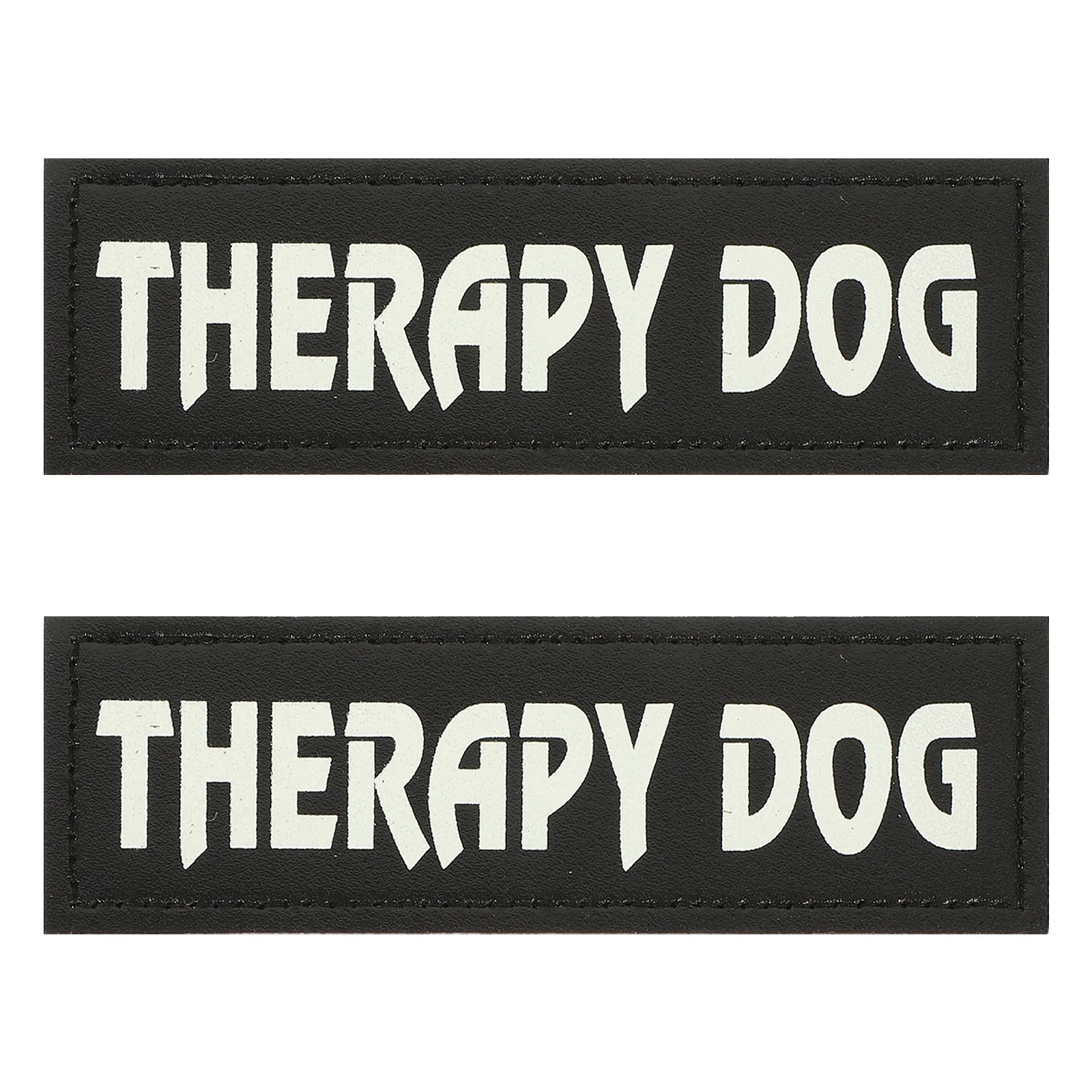 

1 Pair of Decorative Harness Patch Pet Dog Vest Patch Wear-resistant Service Patch