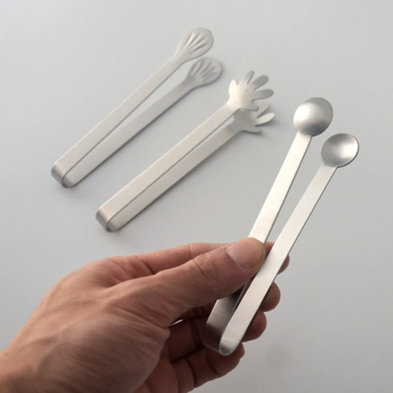 스테인레스 스틸 설탕 집게 작은 부엌 집게 카페 설탕 달콤한 디저트