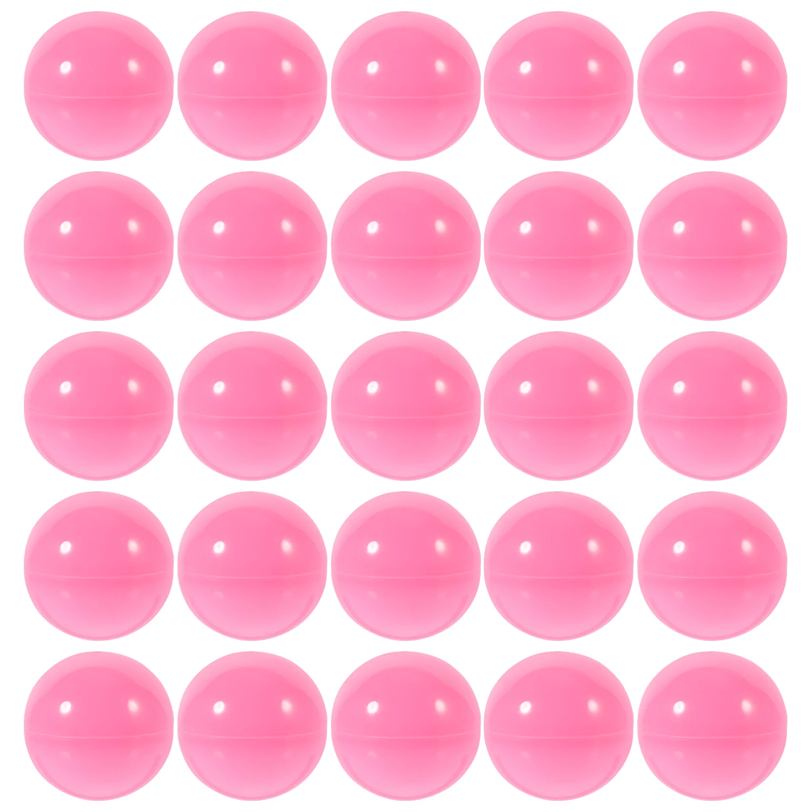 

Lottery Ball Raffle Bingo Plastic Hollow Capsules Vending Containers Surprise Box Party Pink