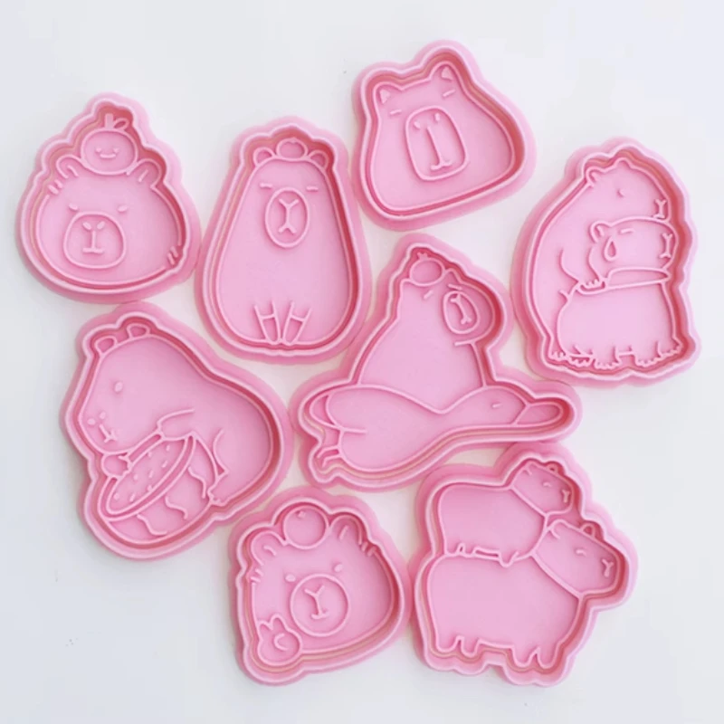 Capybara Shaped Cookie Cutter Cute DIY Animal Fondant Biscuit Mold 3D Cake Decoration Tools Baking Accessories Kitchen Gadget