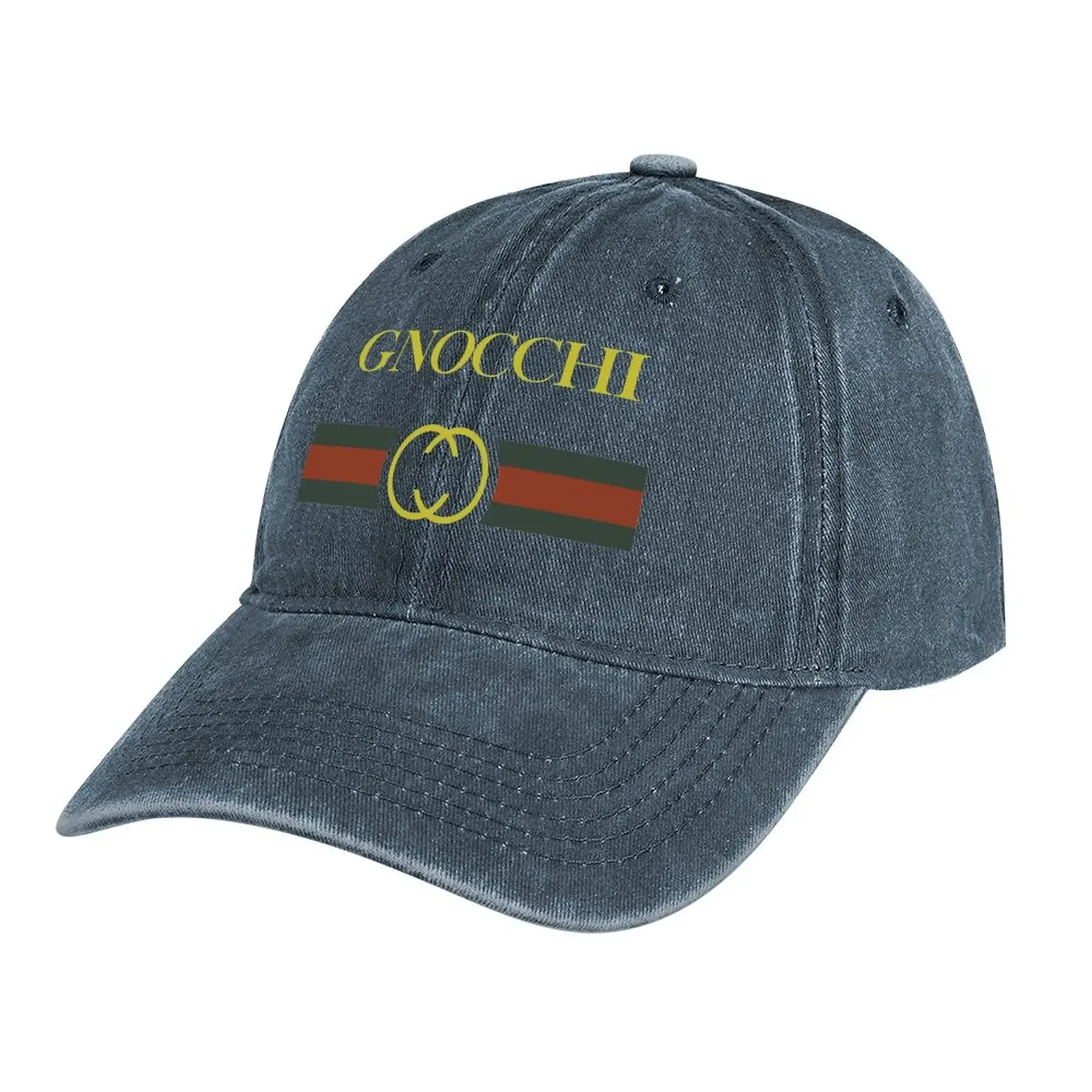 

Gnocchi - Vintage Designer Logo Cowboy Hat Snap Back Hat Christmas Hats Sun Hat Boy Child Hat Women's